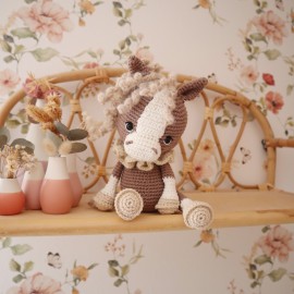 Kit Crochet Galopin, le cheval – Coffret Complet, Patron PDF