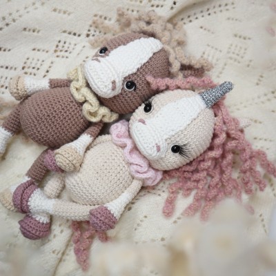 Patron "Etoile & Galopin, la licorne et le cheval"